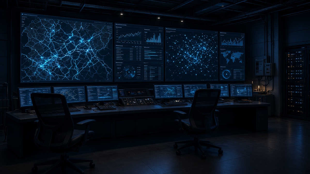 Operations control room representing HUMANABLE AI workforce planning